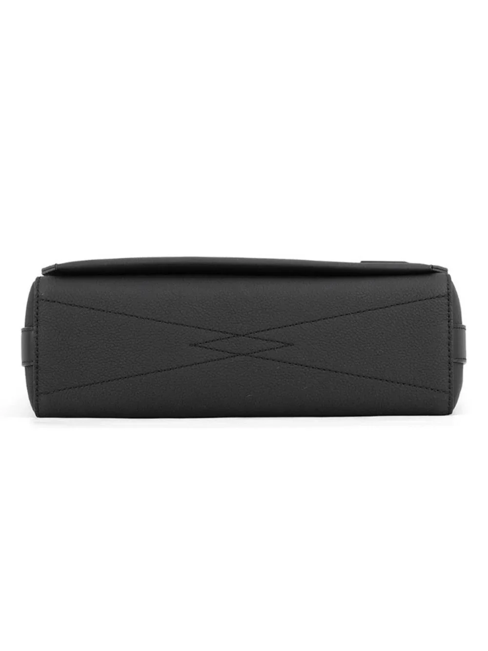 Louis Vuitton Shoulder Bag Gray Leather Takeoff Messenger Black